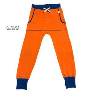 Alba Of Denmark Sz 140 (10Y) Organic Dragon Fire Orange Mason Pants